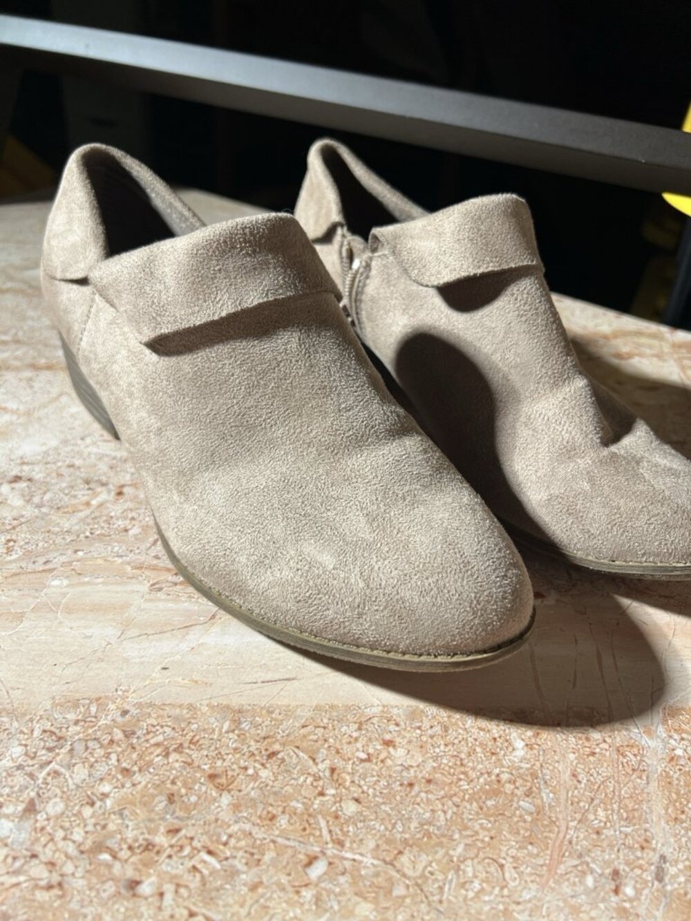 American Eagle Suede Ankle Booties Brown Women’s Size 7.5 Lace-Up